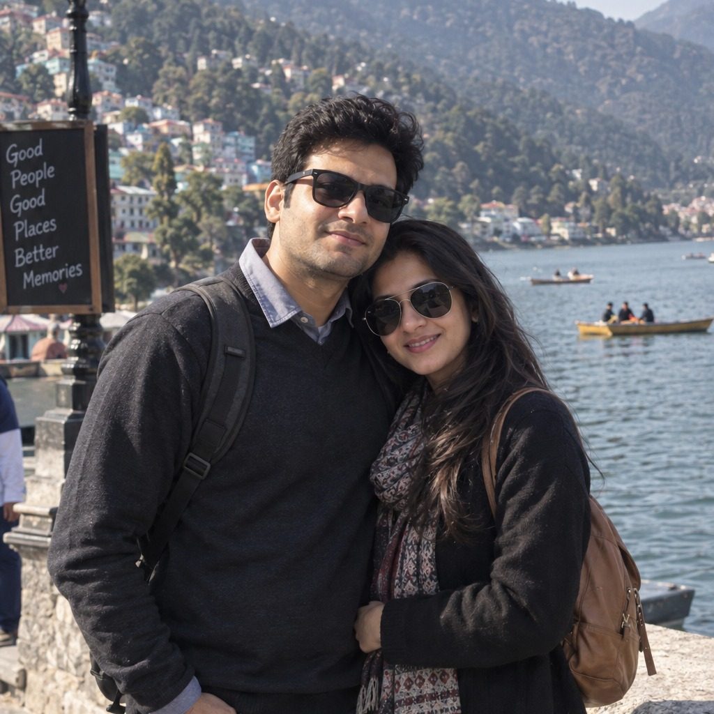 Our first trip together — just us, new places, and so many memories.